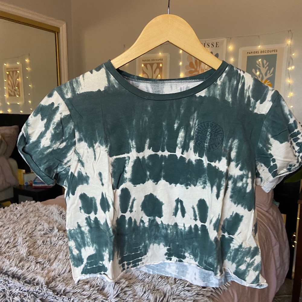 Billabong Logo Tie Dye Crop Top